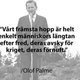 Olof Palme om fred