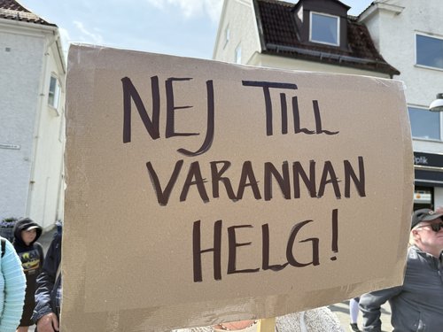 Första Maj undersköterskorna i Mark