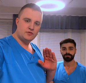 Victor Markström och Baraa Aljokhadar Norrbotten